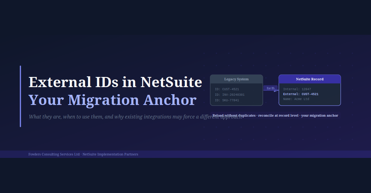NetSuite External IDs: Essential Guide for Data Migration
